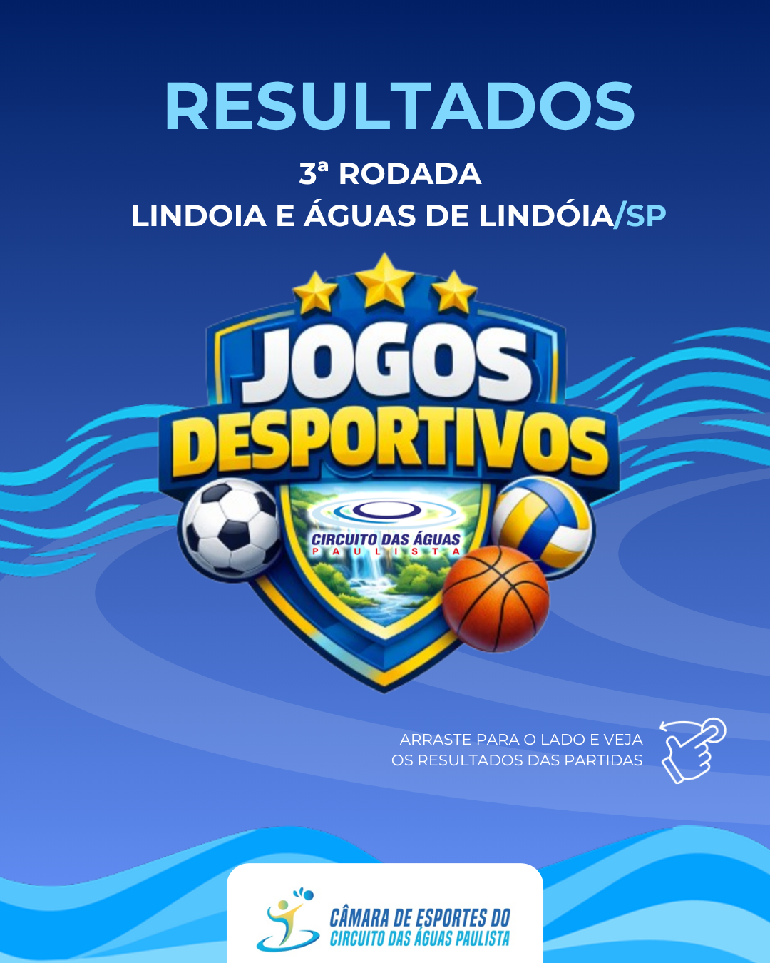 RESULTADO DA 3º RODADA DO JOGOS DESPORTIVOS