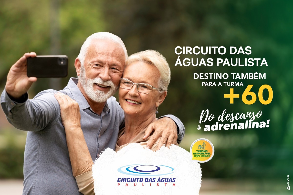 Circuito das Águas Paulista, destino também para a “turma” +60