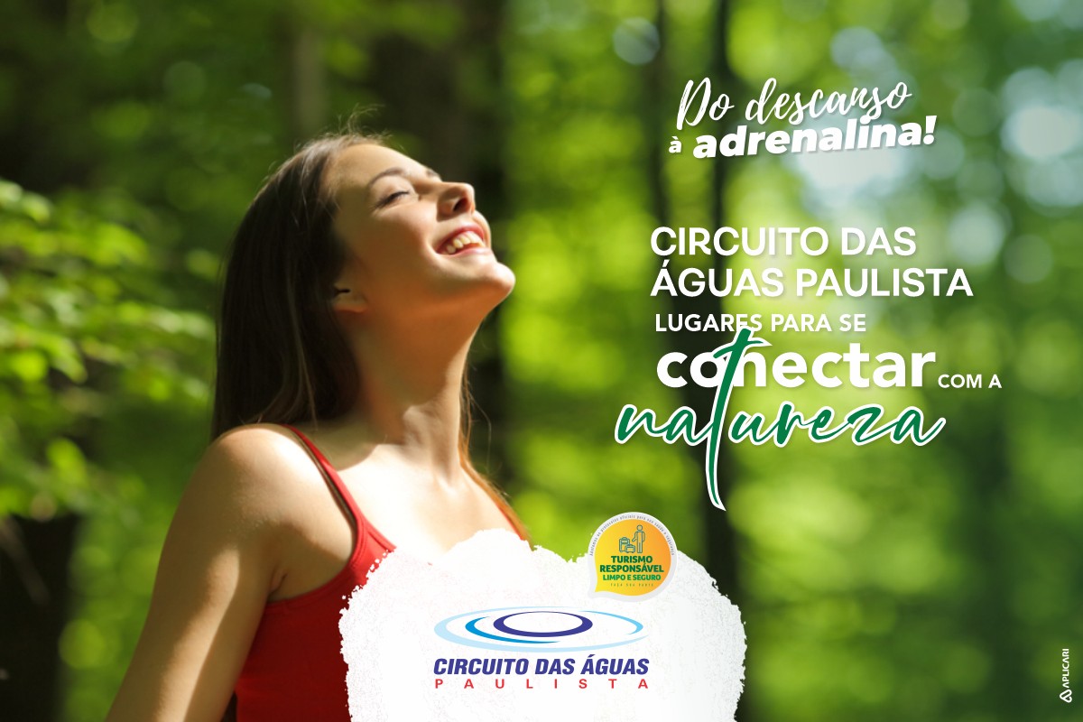 Circuito das Águas Paulista, lugares para se conectar com a natureza
