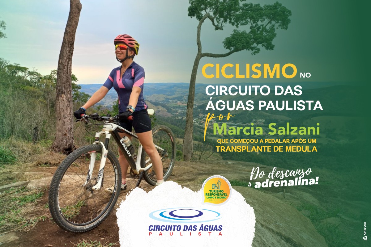 Pedalar no Circuito das Águas Paulista é para quem gosta de paisagens, adrenalina, turismo e lazer