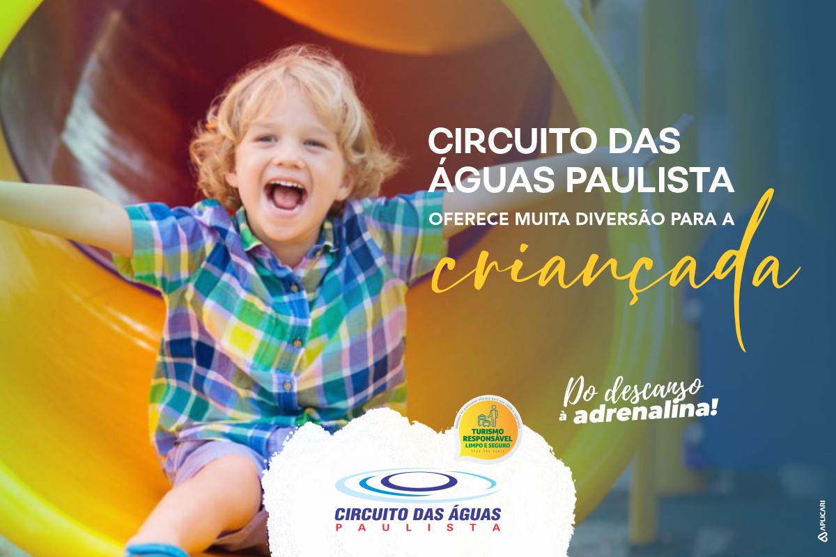 Circuito das Águas Paulista oferece muita diversão para a criançada