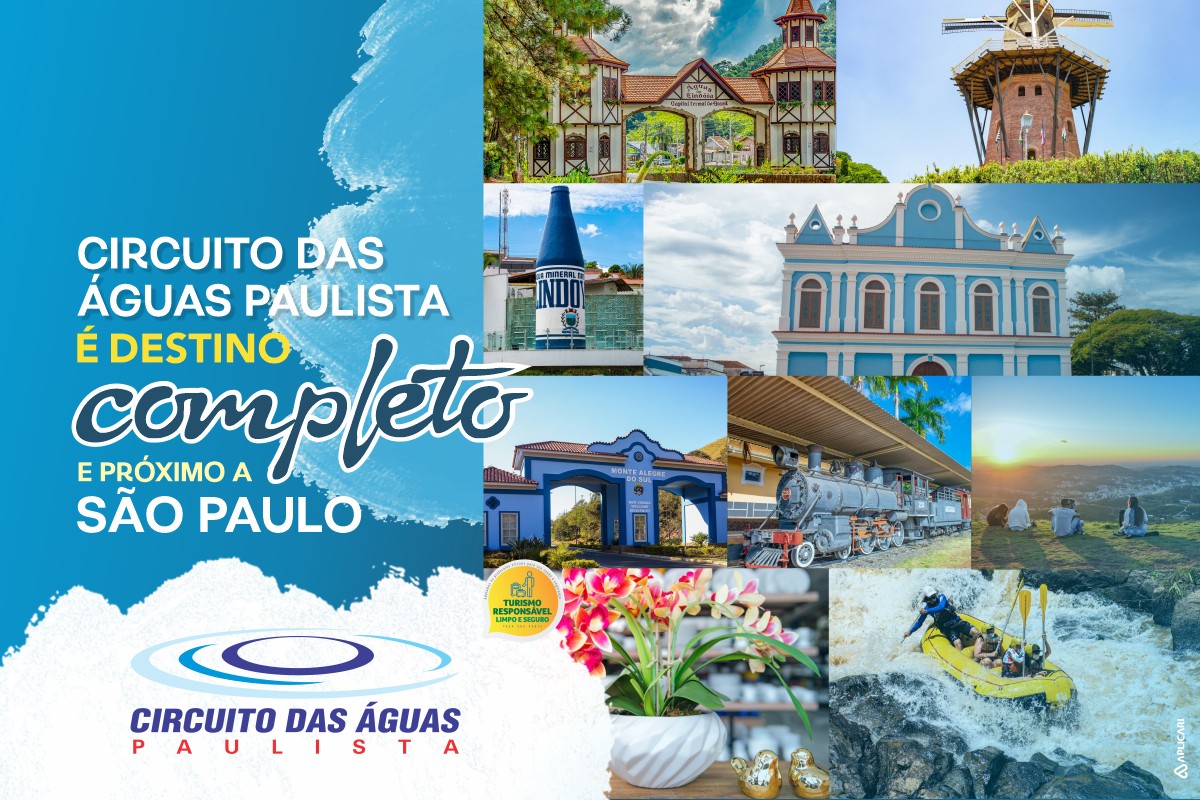 Circuito das Águas Paulista é destino completo e próximo a São Paulo