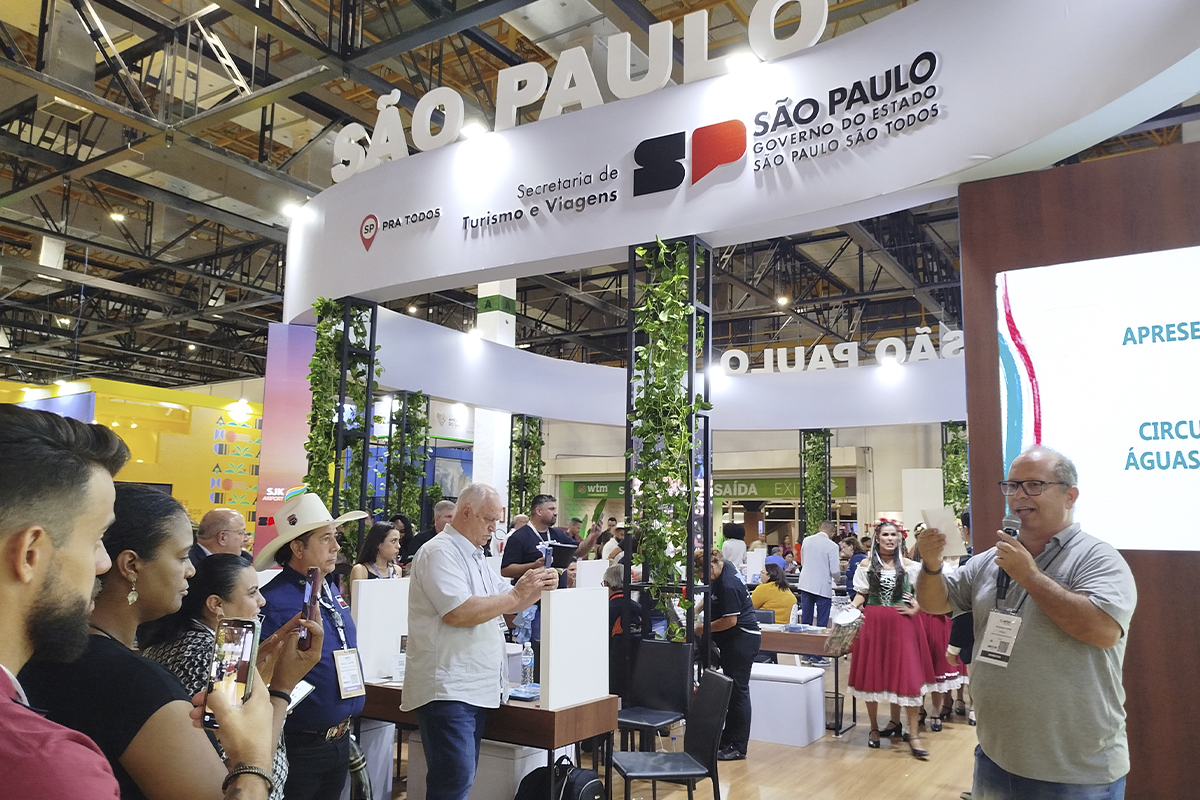Circuito das Águas Paulista se destaca na feira WTM Latin America