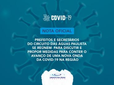 Prefeitos e Secretários do Circuito das Águas Paulista se reúnem para discutir e propor medidas para conter o avanço de uma nova onda da Covid-19 na região 