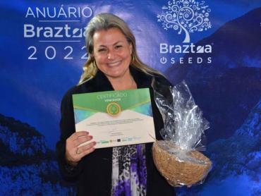Socorro é vencedora do Prêmio Braztoa de Sustentabilidade 2020/2022