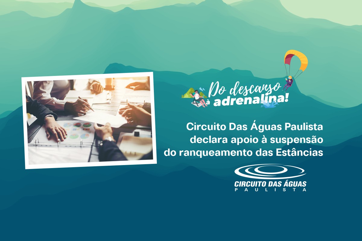 Circuito das Águas Paulista declara apoio à suspensão do ranqueamento das Estâncias