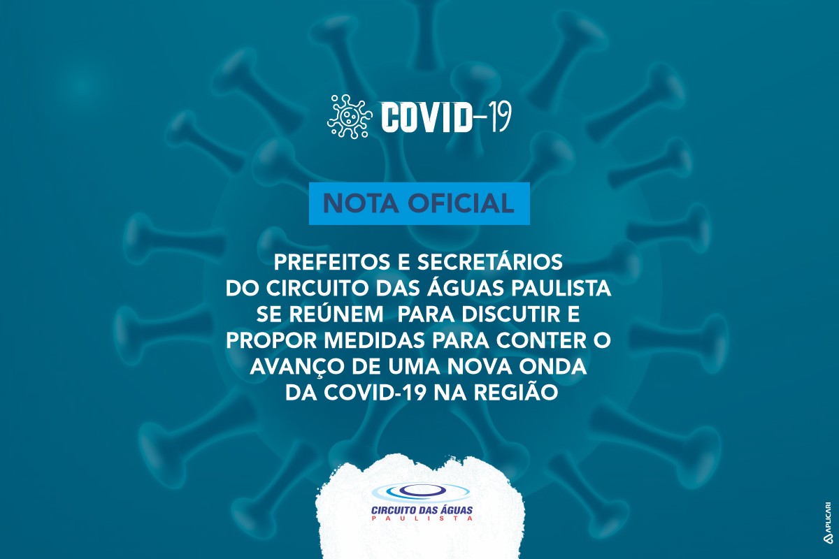 Prefeitos e Secretários do Circuito das Águas Paulista se reúnem para discutir e propor medidas para conter o avanço de uma nova onda da Covid-19 na região 